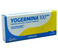 Yogermina 100 Neo integratore di fermenti lattici con vitamine e prebiotici 7 flaconcini 8ml