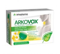 Arkovox Caramelle menta/eucalipto per gola e voce 24 caramelle