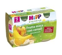 Hipp biologico frutta mista con cereali omogenizzato 2x125 grammi