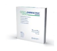Farmactive medicazione all'alginato 10cm x 10cm 10 pezzi