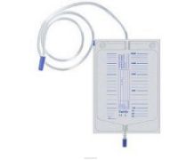 Sacca urina da letto 2 litri con scarico e valvola antireflusso tubo 90cm 1 pezzo
