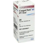 CoaguChek XS PT strisce reattive per la misurazione del tempo di protrombina 24 pezzi