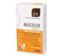 Max color vegetal 04 tinta tricologica castano chiaro naturale 140ml