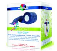 Master Aid Sport Blu Grip benda elastica autobloccante colorata 6cm x 4,5m