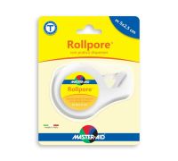 Master Aid Rollpore cerotto tessuto non tessuto con dispenser 2,5cm x 5m