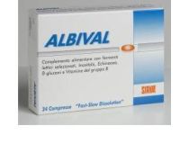 Albival integratore di fermenti lattici con vitamine 24 compresse