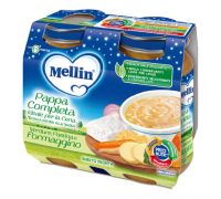 Mellin pappa completa verdure pastina e formaggino 2x200 grammi