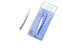 PINZETTA DEPILAT INOX PU OBL