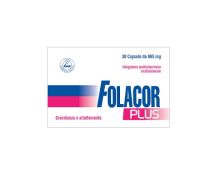 Folacor Plus integratore per la donna gravidanza e allattamento 30 capsule