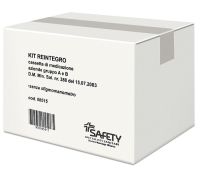 Safety cassetta pronto soccorso kit reintegro gruppo a/b 2 lavoratori