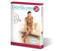 Ladygloria 24-26mmhg autoreggente 240 denari colore daino taglia 3