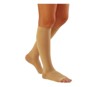 Scudovaris gambaletto elastico k1 punta aperta 18-21 mmhg unisex colore nature taglia 4