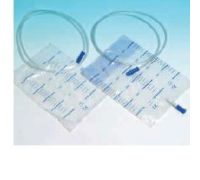 Sacca raccolta urina 2 litri con scarico e valvola antiriflusso tubo 130cm 30 pezzi