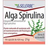 Alga spirulina estratto titolato integratore energizzante 50 capsule