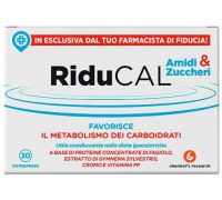 Riducal amidi e zuccheri integratore per il controllo del peso 30 compresse