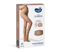 Sauber Linea Classica 18-22 mmhg collant premaman microrete 140 denari colore neutro beige taglia 4