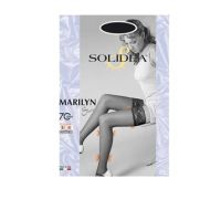 Solidea Marilyn 70 denari 12-15 mmhg calze autoreggenti preventive colore sabbia taglia 3-ml
