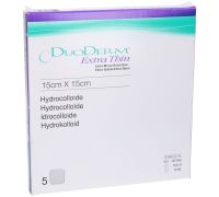 Duoderm Extra sottile medicazione sterile idrocolloidale 15 x 15cm 5 pezzi