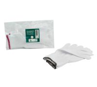 Guanti di filo in cotone 100% bianchi taglia 7 1 paio 