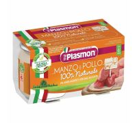 Plasmon manzo/polo omogeneizzato 2 x 80 grammi