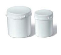 Safety vasetto in plastica bianco contenitore multiuso per cosmetici e creme 250ml