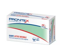 Prontex guanto in lattice con amido vegetale taglia l 100 pezzi