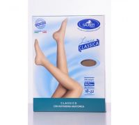 Sauber Linea Classica 18-22 mmhg collant microrete 140 denari colore glace taglia 3