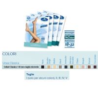 Sauber Linea Classica 18-22 mmhg collant microrete 140 denari colore glace taglia 4
