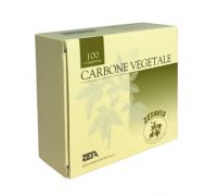 Zetavis Carbone Vegetale integratore per il gonfiore intestinale 40 compresse