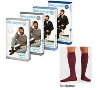 Gloria Med Man Support 15 cotton gambaletto uomo 15-18 mmhg colore bordeaux taglia 5