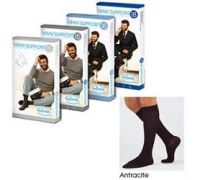 Gloria Med Man Support 15 cotton gambaletto uomo 15-18 mmhg colore antracite taglia 3