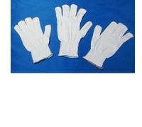 Guanto cotone bianco taglia 6,5, guanto in cotone puro monouso, confezione doppia