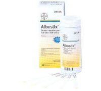 Albustix  strisce reattive per la misurazione della proteinuria 50 pezzi