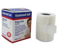 Elastomull Haft Color benda elastica autoadesiva per fasciature colore blu 6cm x 4m