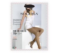 Solidea Micro Rete 70 denari sheer 12-15 mmhg collant preventivi colore bronze taglia 1-s