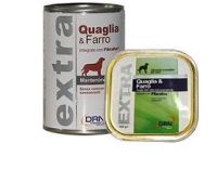 Drn Extra quaglia e farro cibo umido per cani 400 grammi