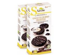 Sarchio gallette di riso al cioccolato fondente senza glutine 100 grammi