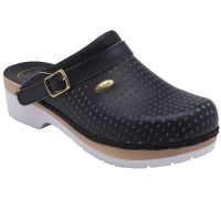Scholl Clog Supercomfort zoccoli sanitari professionali con cinturino colore navy blue misura 45