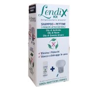 Lendix kit antiparassitario atossico shampoo 150ml + pettine antipidocchi 