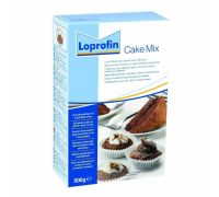 Loprofin Cake Mix preparato aproteico per torta al cioccolato polvere 500 grammi