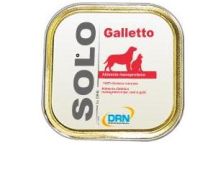 Drn Solo galletto cibo umido per cani e gatti 300 grammi