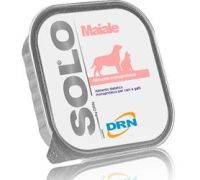 Drn Solo maiale cibo umido per cani e gatti 100 grammi