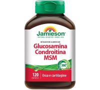 Jamieson glucosamina condroitina msm integratore per ossa e cartilagine 120 compresse