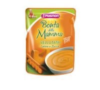 Plasmon Pouches vellutata di carota e zucchina senza zuccheri aggiunti 180 grammi