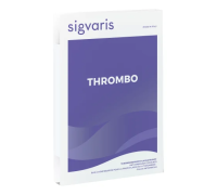 Sigvaris Thrombo calza coscia lunga punta aperta colore white taglia s