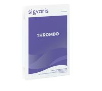 Sigvaris Thrombo calza coscia corta punta aperta colore white taglia l