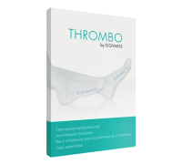 Sigvaris Thrombo calza coscia corta punta aperta colore white taglia m