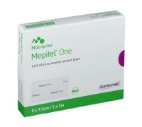 Mepitel one 10 medicazioni in silicone morbido 5cm x 7,5cm 10 pezzi