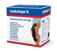Leukotape k taping nero 2,5 x 500cm