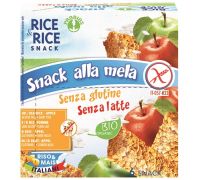 Probios Rice & Rice snack di riso alla mela senza glutine 6 x 21 grammi